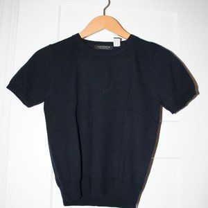 Liz Claiborne navy blue wool sweater size small